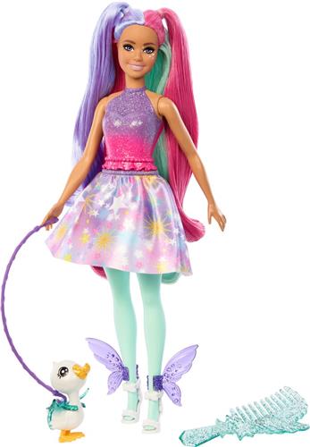 Barbie A Touch of Magic pop - 32 cm - Paars/Roze - Barbie pop