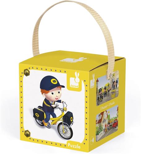 Janod Lovely puzzel - Matteo's fiets