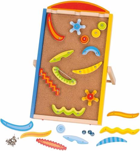 Goki Houten Knikkerbaan Pinball 43 X 26 Cm