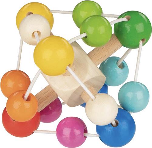 Goki Houten Grijpring Regenboog