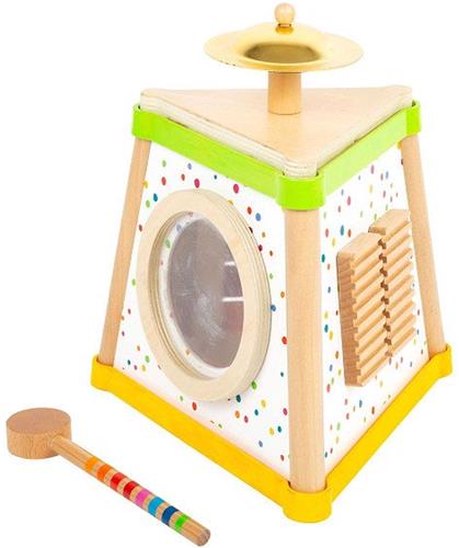 Small Foot - Houten Muziek Driekhoek met Stippen