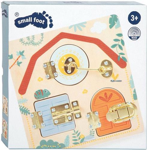 Small Foot - Sloten en Grendels Motorische Activiteitenbord Safari