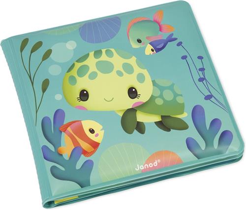 Janod Badspeelgoed - Badboekje - Het Magische leven van de Zeeschildpad - Geschikt Vanaf 10 Maanden