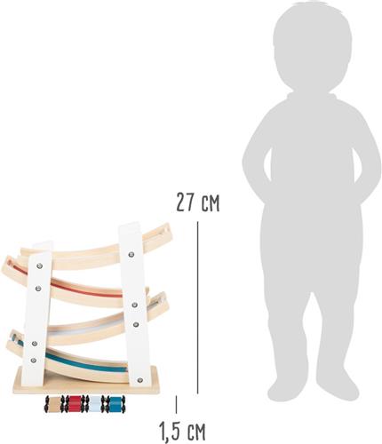 Small Foot - Houten Autobaan met 4 Auto's
