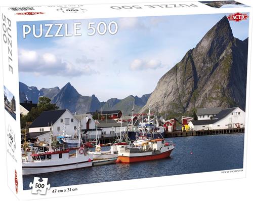 Puzzel Around the World Northern Stars: View of the Lofoten - 500 stukjes