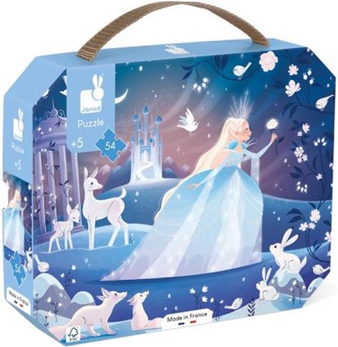 Janod - Puzzel De Magie Van Het Ijs - In Puzzelkoffer - 54 Stukjes - Geschikt Vanaf 5 Jaar