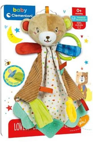 Clementoni Baby - Pluchen Rammelaar Beer
