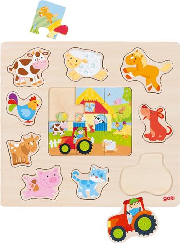 Goki Puzzle farm animals 30 x 27