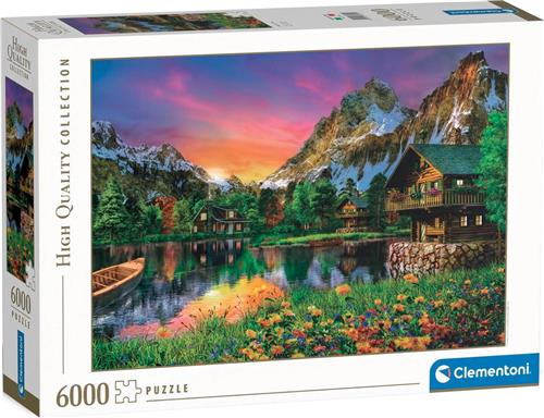 Clementoni - Puzzel 6000 Stukjes High Quality Collection Alpine Lake, Puzzel Voor Volwassenen en Kinderen, 14-99 jaar, 36531