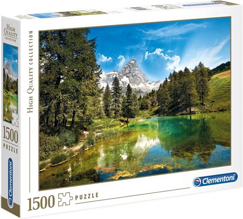 Clementoni - Puzzel 1500 Stukjes High Quality Collection, Blue Lake, Puzzel Voor Volwassenen en Kinderen, 14-99 jaar, 31680