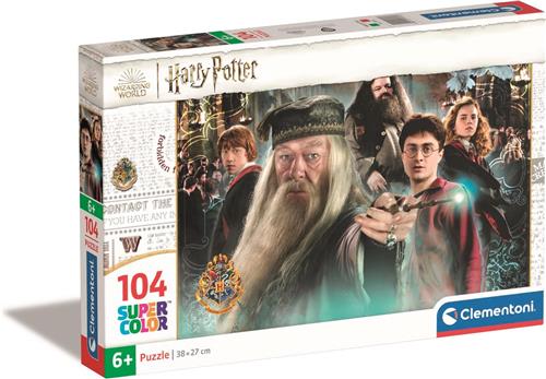 Clementoni - Puzzel 104 Stukjes Harry Potter, Kinderpuzzels, 6-8 jaar, 27264