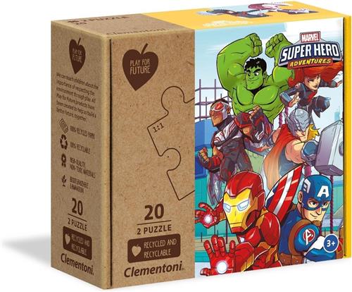Clementoni 24775 Puzzel Legpuzzel Marvel Avengers - 20 stuk(s)