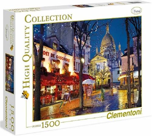 Clementoni Legpuzzel - High Quality - Parijs Montmartre - Puzzel 1500 stukjes - Voor Volwassenen
