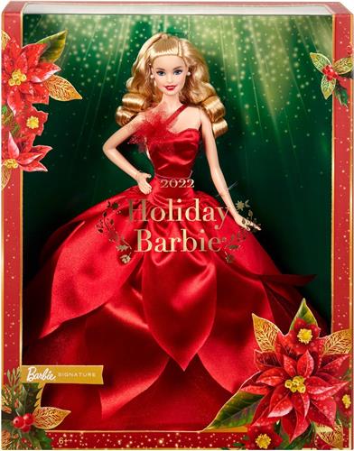 Barbie Feestelijke Pop - Blond Golvend Haar - Pop