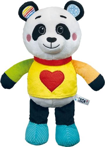Baby Clementoni - Love Me Panda - Baby Knuffel Pandabeer - Interactieve Knuffel met Geluidseffecten - Extra zacht