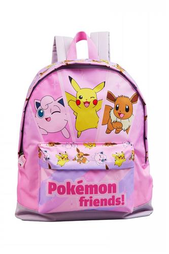Pokémon meisjes roze schooltas kleuter rugzak 40 cm