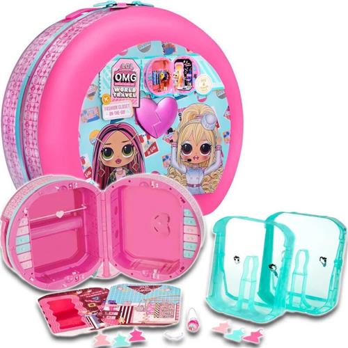 L.O.L. Surprise! OMG World Travel Rolkoffer - Kledingkast voor poppen - Poppenmeubel