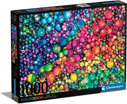 Clementoni - Puzzel 1000 Stukjes Marbles - Colorboom, Puzzel Voor Volwassenen en Kinderen, 14-99 jaar, 39650
