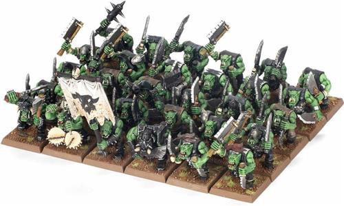 The Old World  Orc And Goblin Tribes  Orc Boyz Mob  09-02