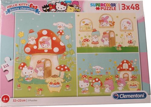 Clementoni Legpuzzel Hello Kitty Junior Karton 144 Stukjes