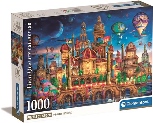 Clementoni Downtown Legpuzzel - Puzzel 1000 stukjes - 70x50 cm - Voor Volwassenen en Kinderen vanaf 14 jaar