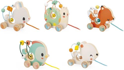 Janod Pure - Baby Looping Trekfiguurtjes Dieren