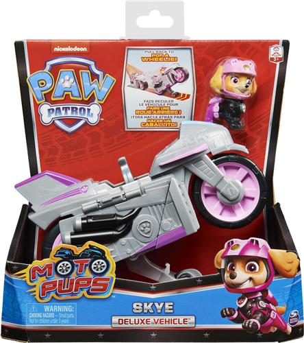 PAW Patrol Moto Pups - Skye - Terugtrekmotor - Speelgoedauto