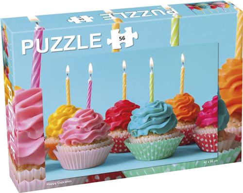Puzzel Cupcakes - 56 Stukjes