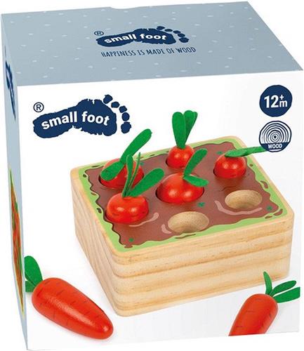 Small Foot - Houten Wortel Vormenspel, 8dlg.