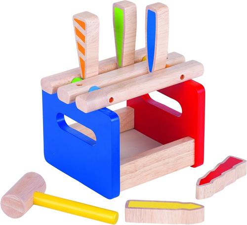 Goki Houten Hamerbank: Klopbank 6-delig