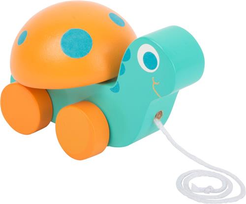 Trekfiguur dieren Schildpad - Houten speelgoed vanaf 1 jaar