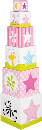 Goki Stapeltoren Afrika Junior 57,5 Cm Karton 6-delig