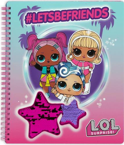 L.o.l. Surprise! Notitieboek A5 Meisjes Papier Roze/blauw
