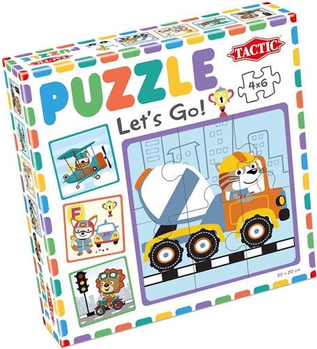 My First Puzzle 4x6 stukjes: Let's Go!