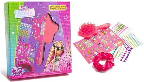 Barbie Haarborstel design set - Cadeau set Meisje 6 jaar - Cadeau set Meisje 8 jaar