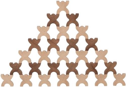 Goki Stapeltoren Blokjes Hout 48-delig