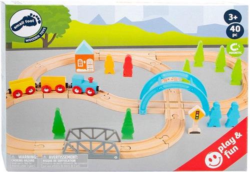 Small Foot - Houten Treinset Big Journey, 40dlg.