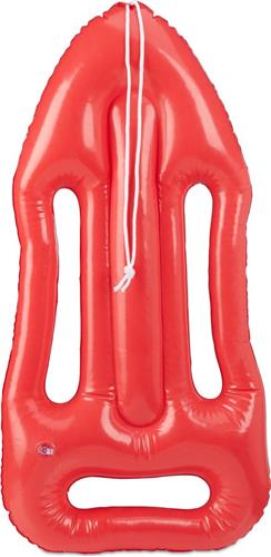 Relaxdays Reddingsplank - opblaasbaar - reddingsboei - zwembad speelgoed - carnaval - deco