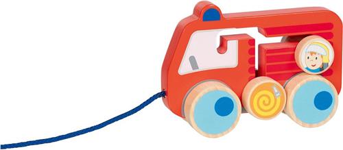 Goki Houten Trekfiguur brandweer 112