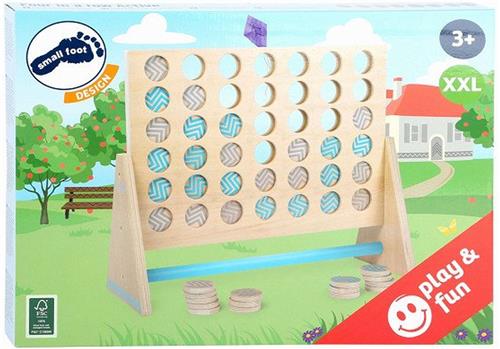 Small Foot - Houten Spel Four in a Row XXL, 43dlg.