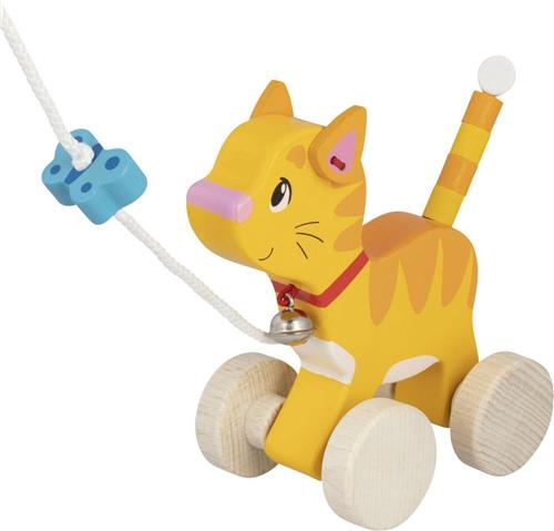 Goki Houten Trekdier Poesje