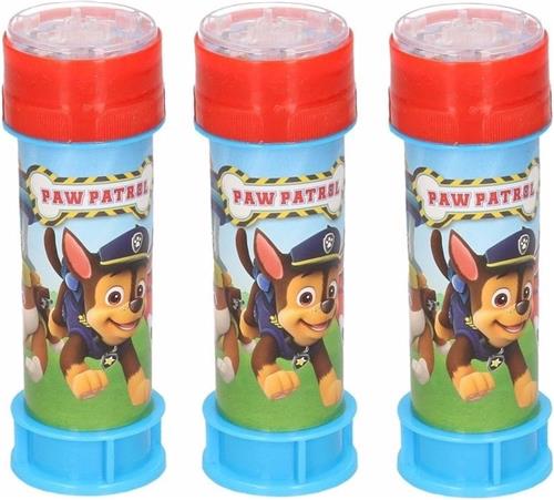 12x Bellenblaas Paw Patrol 60 ml speelgoed voor kinderen - Uitdeelspeelgoed/weggevertjes