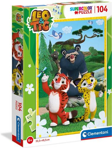 Clementoni Supercolor 27547 puzzel Legpuzzel 104 stuk(s) Dieren