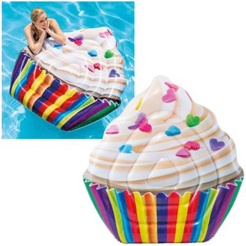 Intex Luchtbed Cupcake 142x135 cm