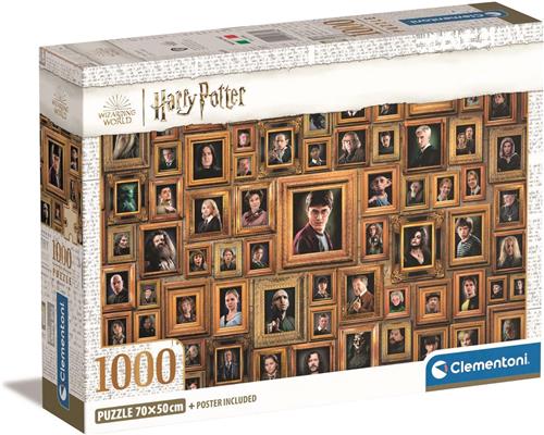 Clementoni - Puzzel 1000 Stukjes Impossible Harry potter, Puzzel Voor Volwassenen en Kinderen, 14-99 jaar, 39786 COMPACT BOX
