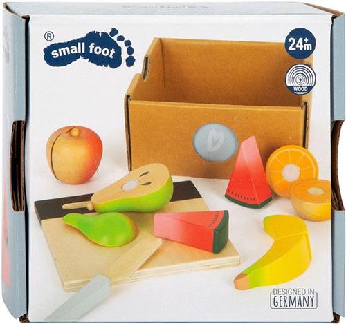 Small Foot - Houten Snij- en Speeleten Fruit Set, 13dlg.