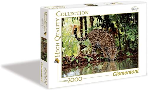 Clementoni Puzzel - High Quality Puzzel Collectie - Luipaard - 2000 stukjes, puzzel volwassenen