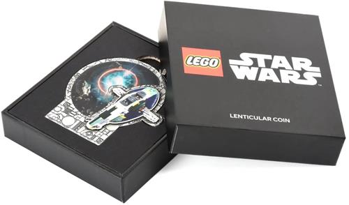 LEGO 5009550 Star Wars - Jango Fetts Starship Munt met 3D-effect