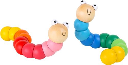 Flexibele Rups Roze-Geel  1 maal