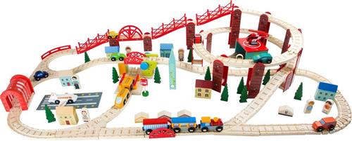 Small Foot - Spoorwegset ''mijn Stad'' 127 delig